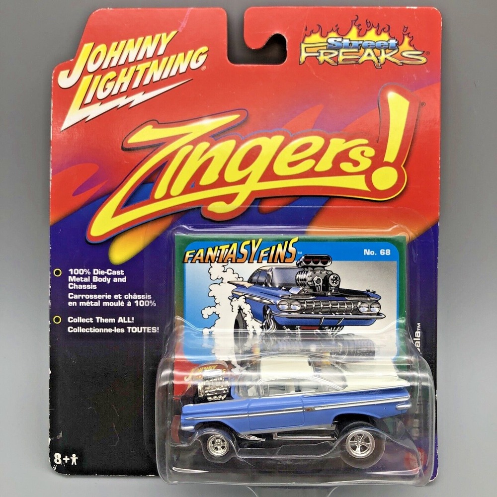 Johnny Lightning‎ Street Freaks Zingers 1959 Chevrolet Chevy Impala Diecast 1/64